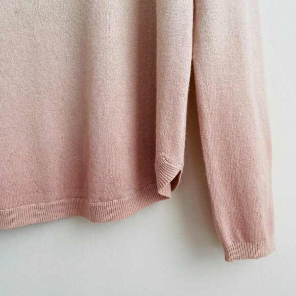 Vince Luxury Ombré 100% Cashmere Crewneck Sweater - XXS - Picture 3 of 6